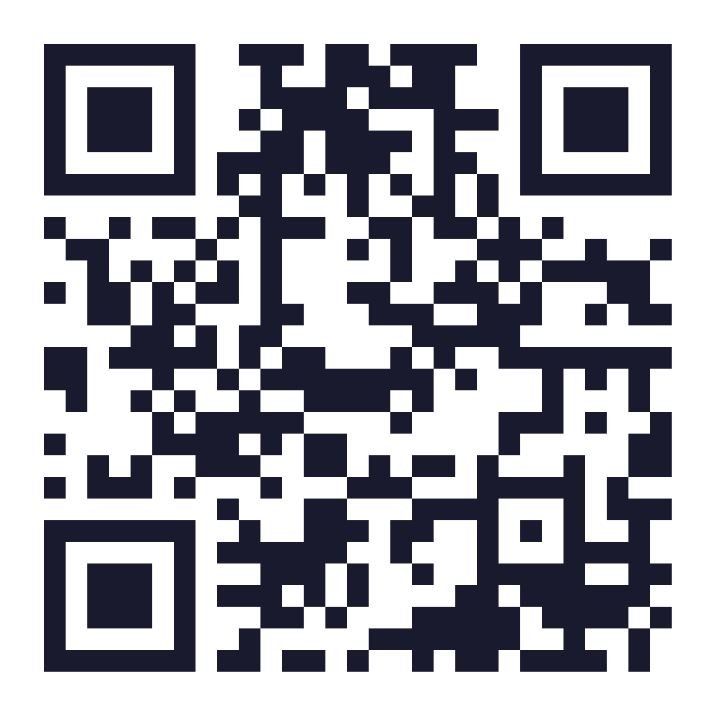 Echtes Beispiel eines generierten Klassisch-QR-Codes (farbiges PNG)